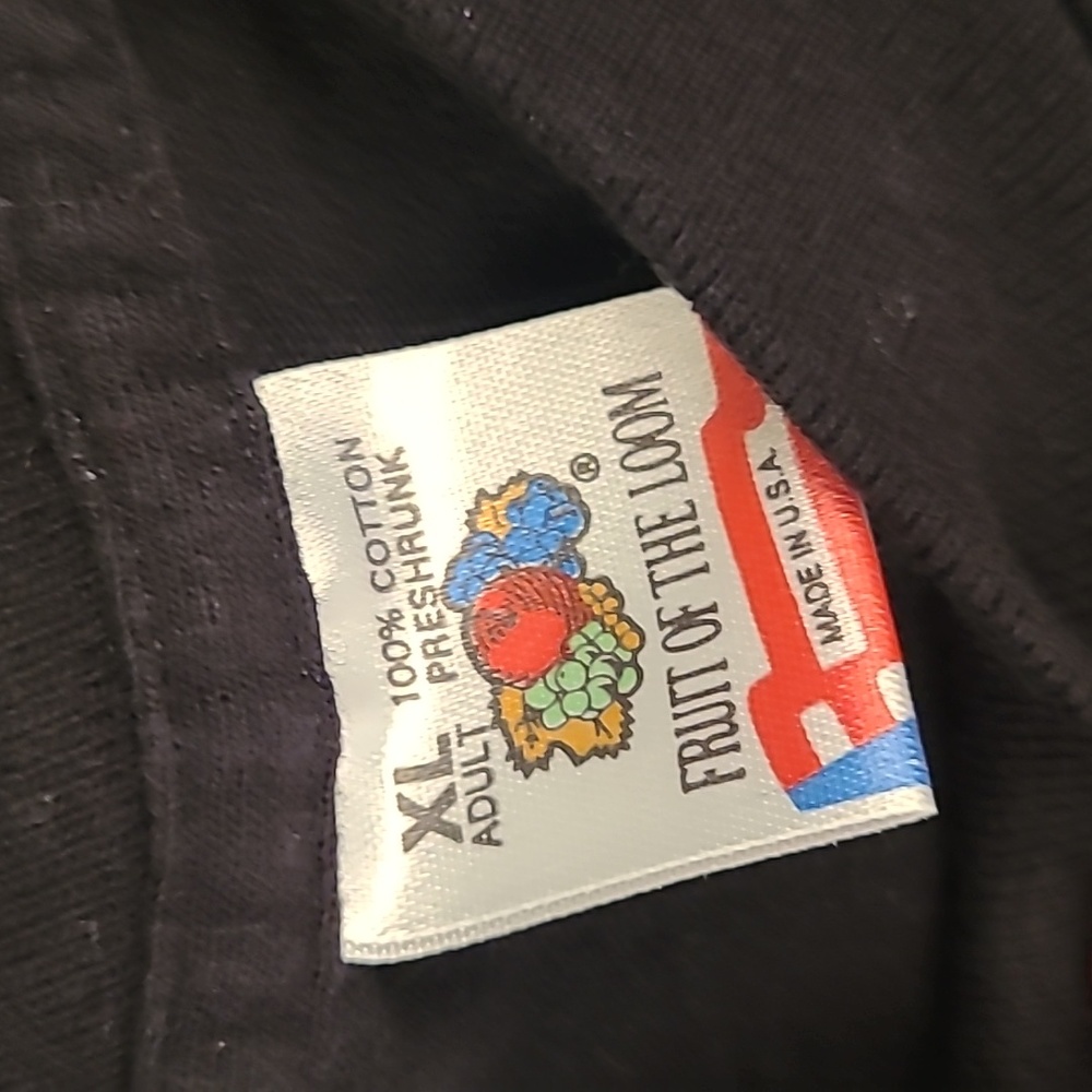 DETROIT POLICE BAD BOYS Black Cotton FOTL XL Mens Single Stitch T Shirt VTG RARE - Picture 4 of 9